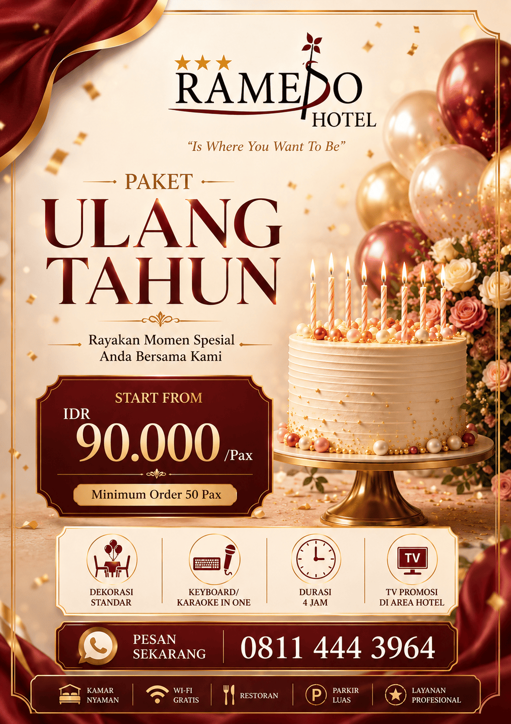 Paket Ulang Tahun di Bulan Mei